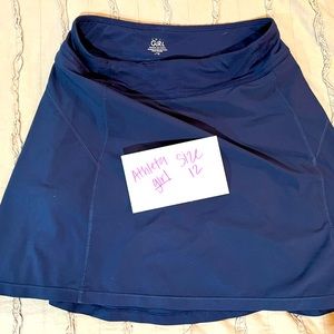 Athleta girl uniform skort. Navy